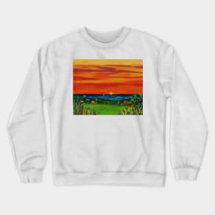 Island Sunset Crewneck Sweatshirt